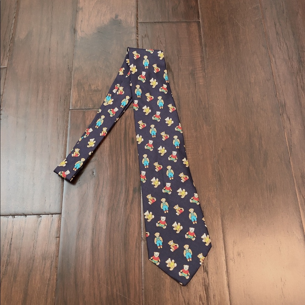Paul Fredrick silk Bear Tie